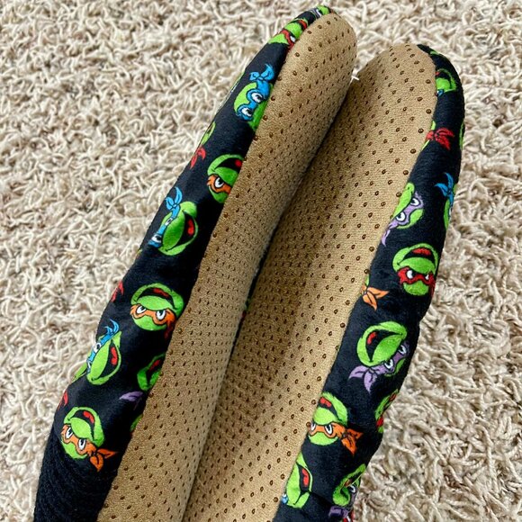 Teenage Mutant Ninja Turtles Fuzzy Babba Slipper Socks 1-Pair Men's L/XL (10-12) - Picture 3 of 9